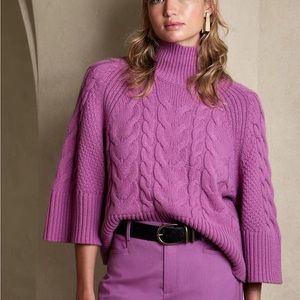 Banana Republic CAVO Sweater - NWT - Purple Dawn